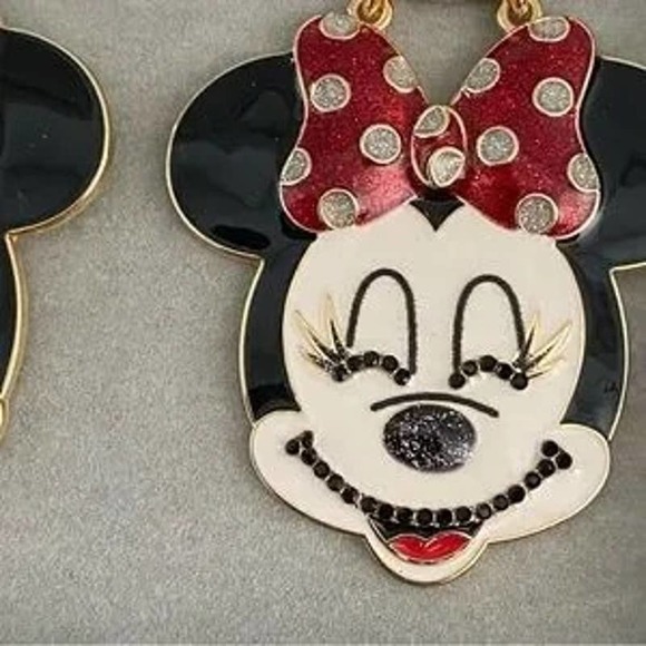 Disney x Baublebar Minnie Mouse Dangle Earrings - Picture 2 of 4